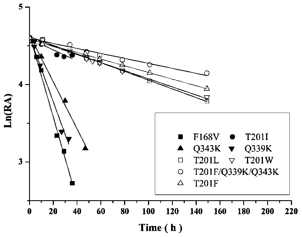 Nitrilase mutant and its application