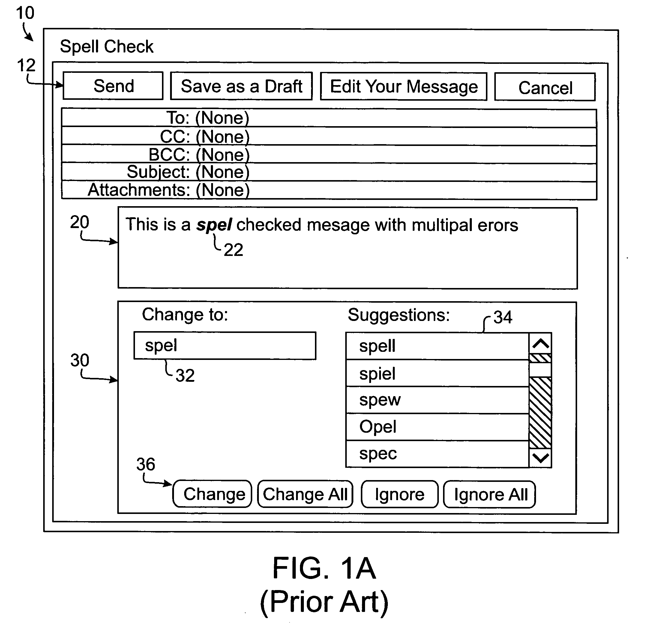 Routine and interface for correcting electronic text