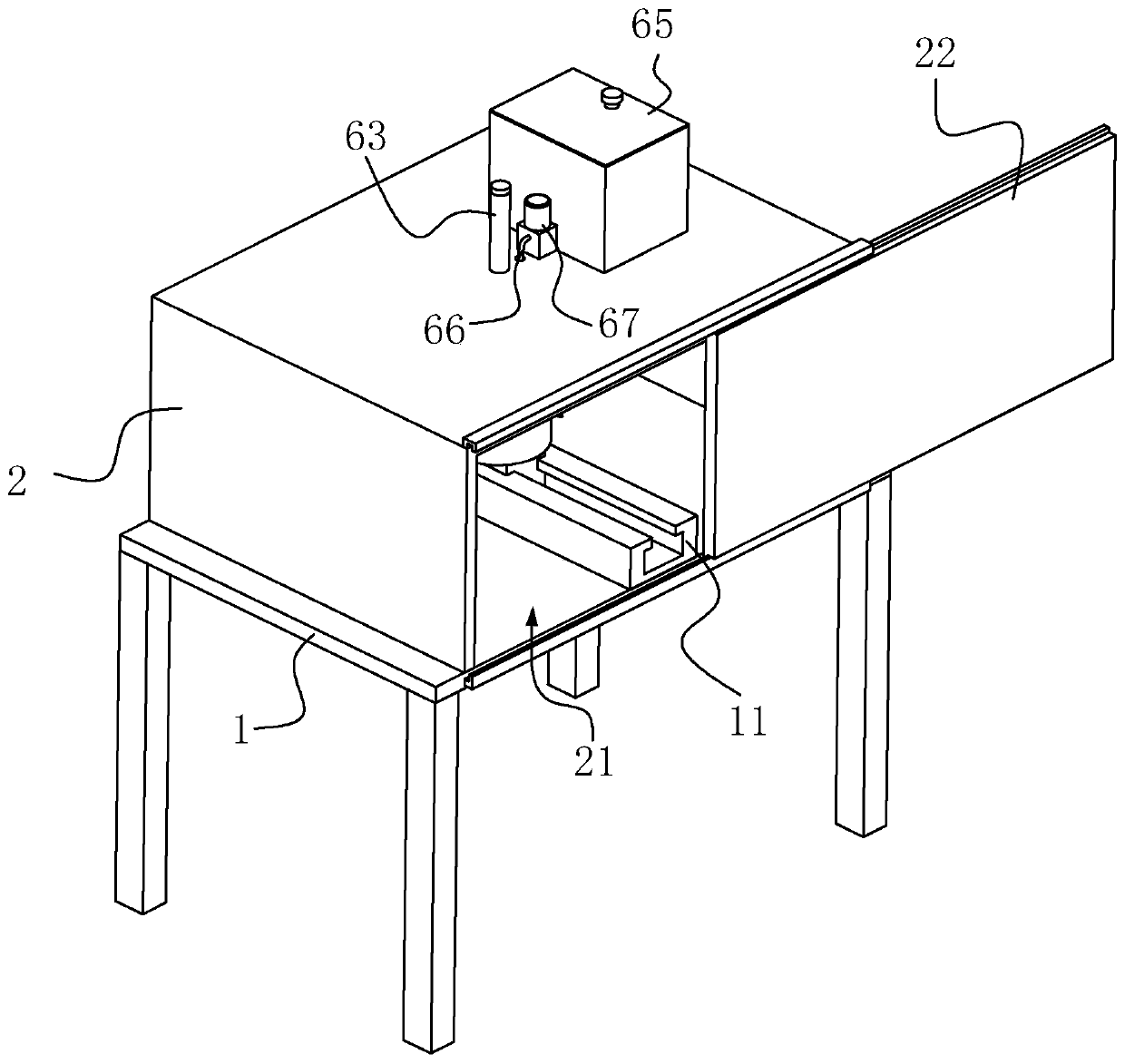 Device for adopting atom absorption spectrophotometry for monitoring water quality