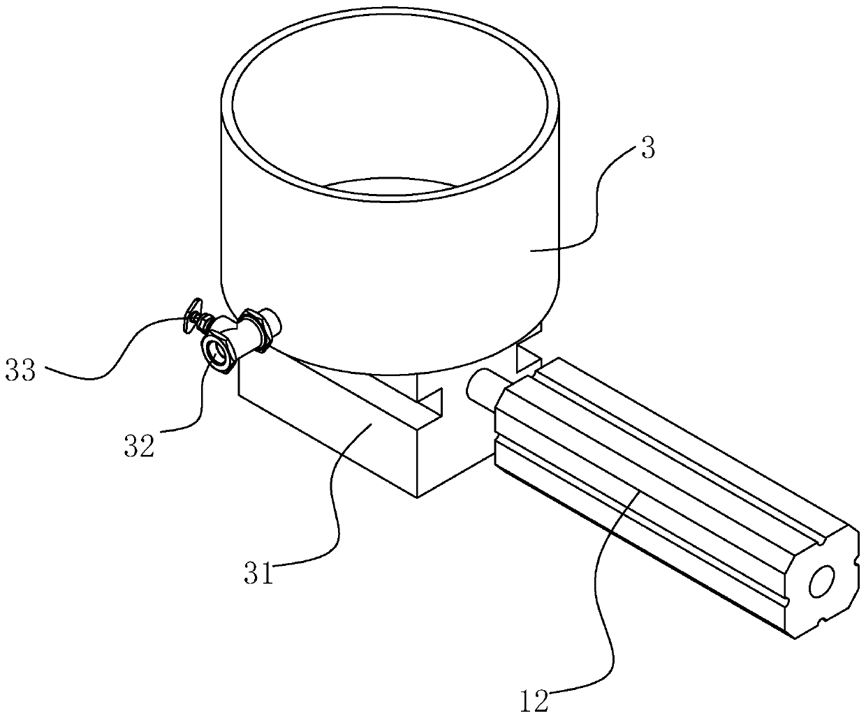 Device for adopting atom absorption spectrophotometry for monitoring water quality