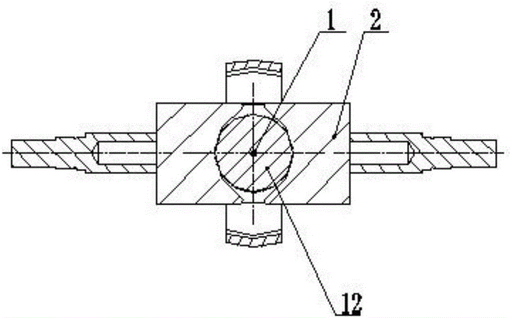 Large-thrust high-speed hydraulic cylinder and work method thereof