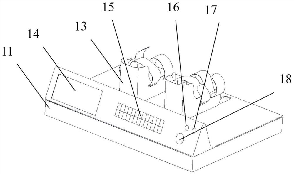 Lower limb auxiliary rehabilitation training device and application thereof