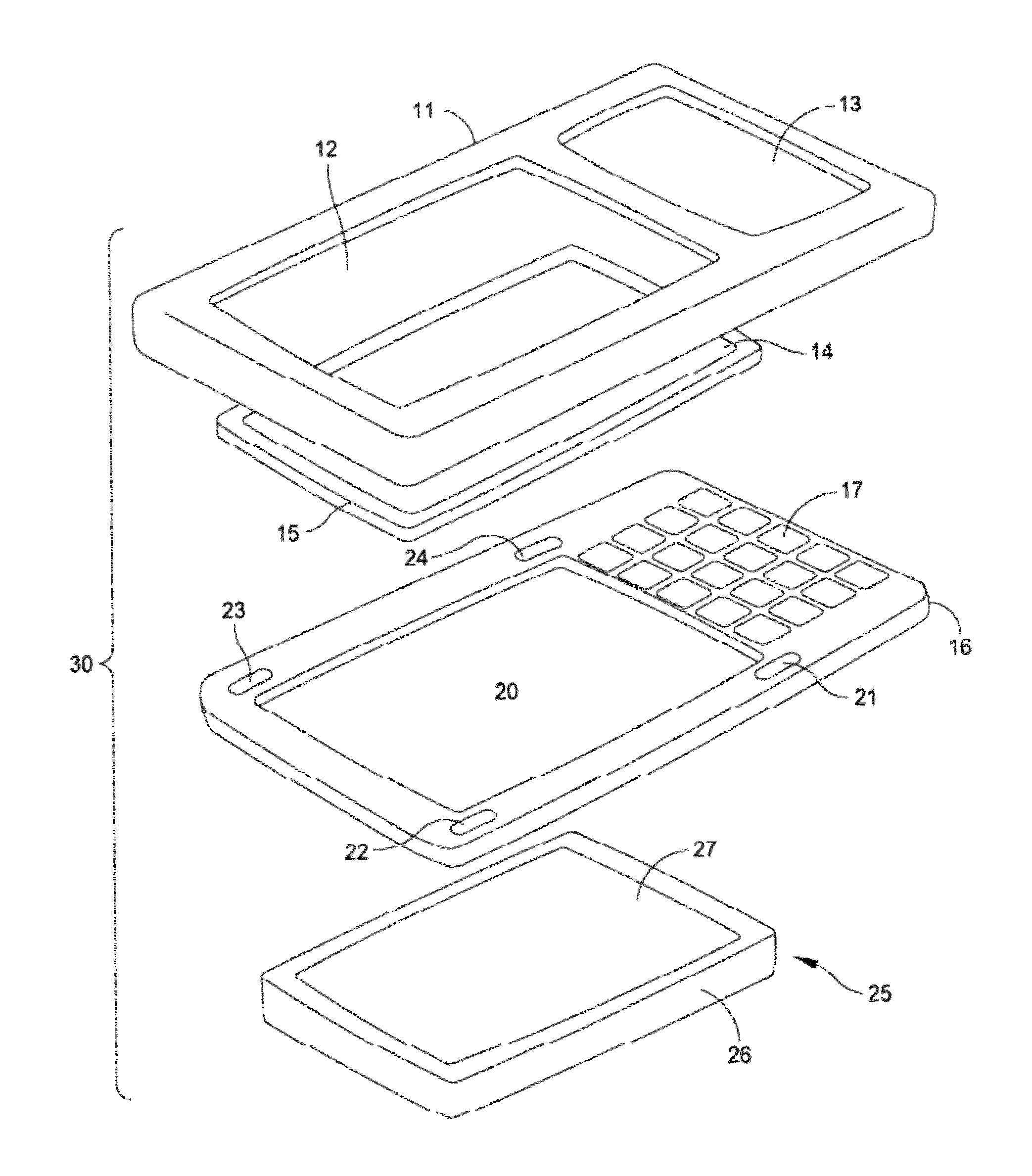 Tactile device with force sensitive touch input surface