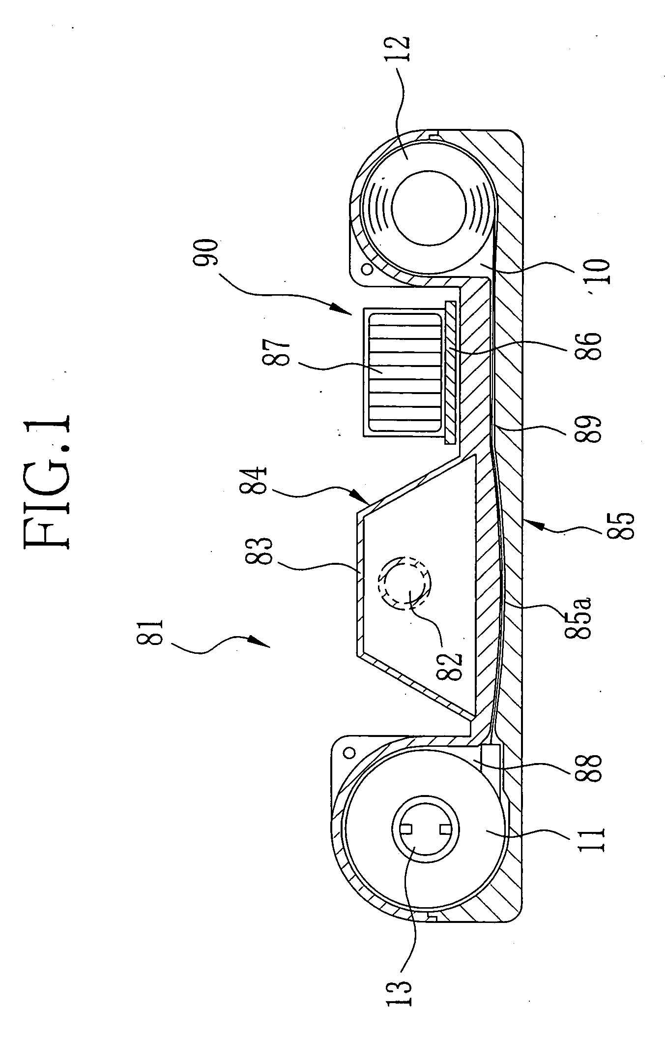 Method for printing a developed photo film