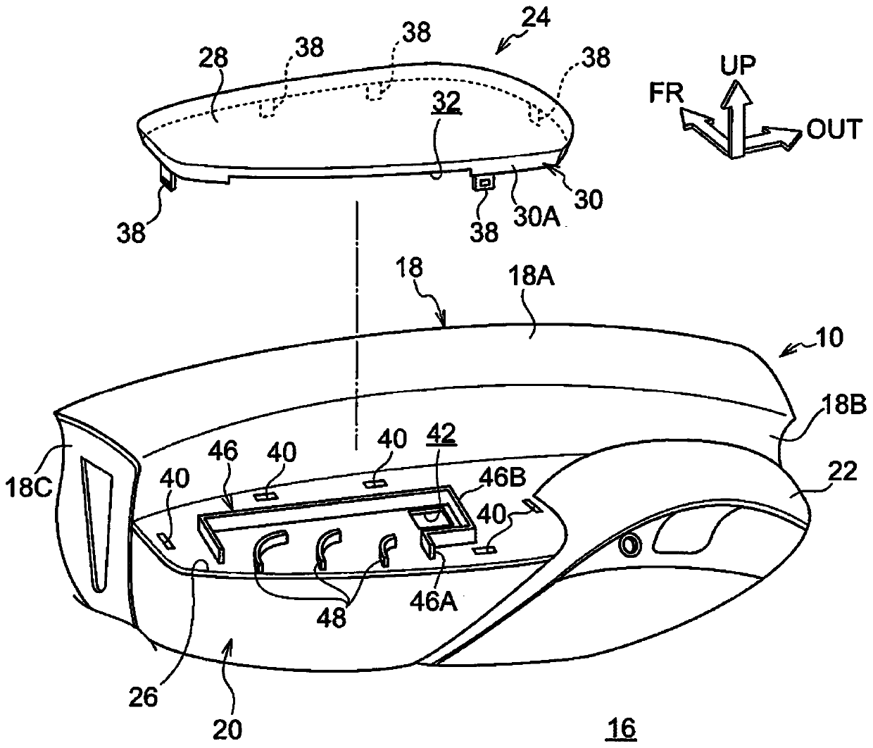 Instrument panel structure