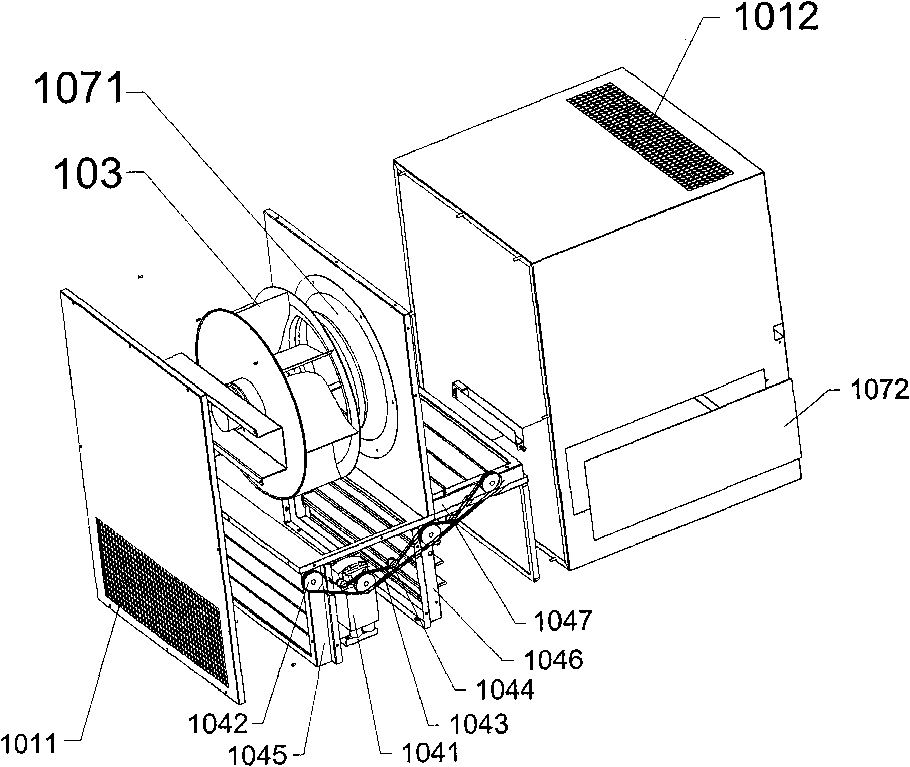 Efficient automatic dust-removing and intelligent ventilation system and automatic dust-removing method