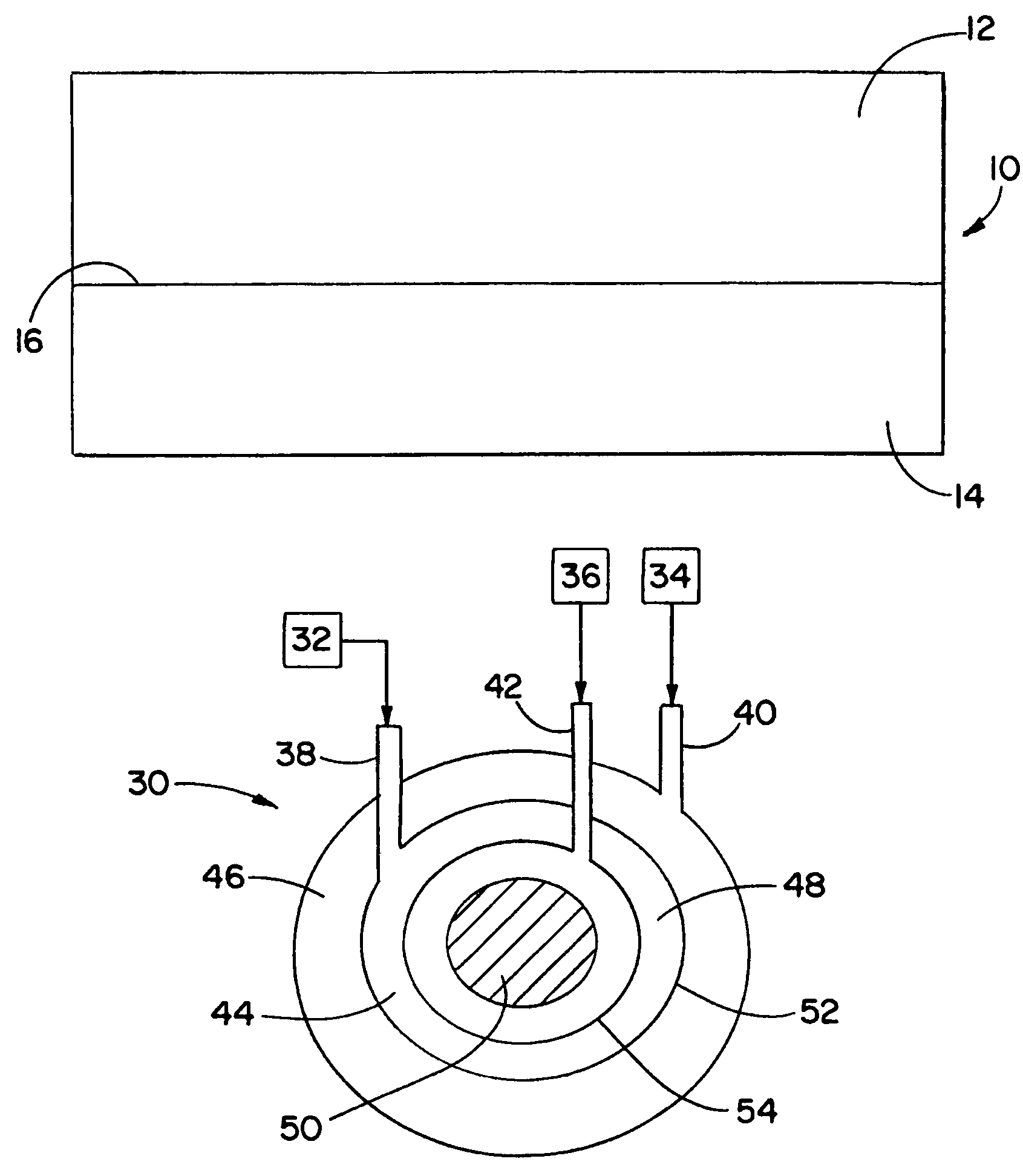 Composite components with integral protective casings