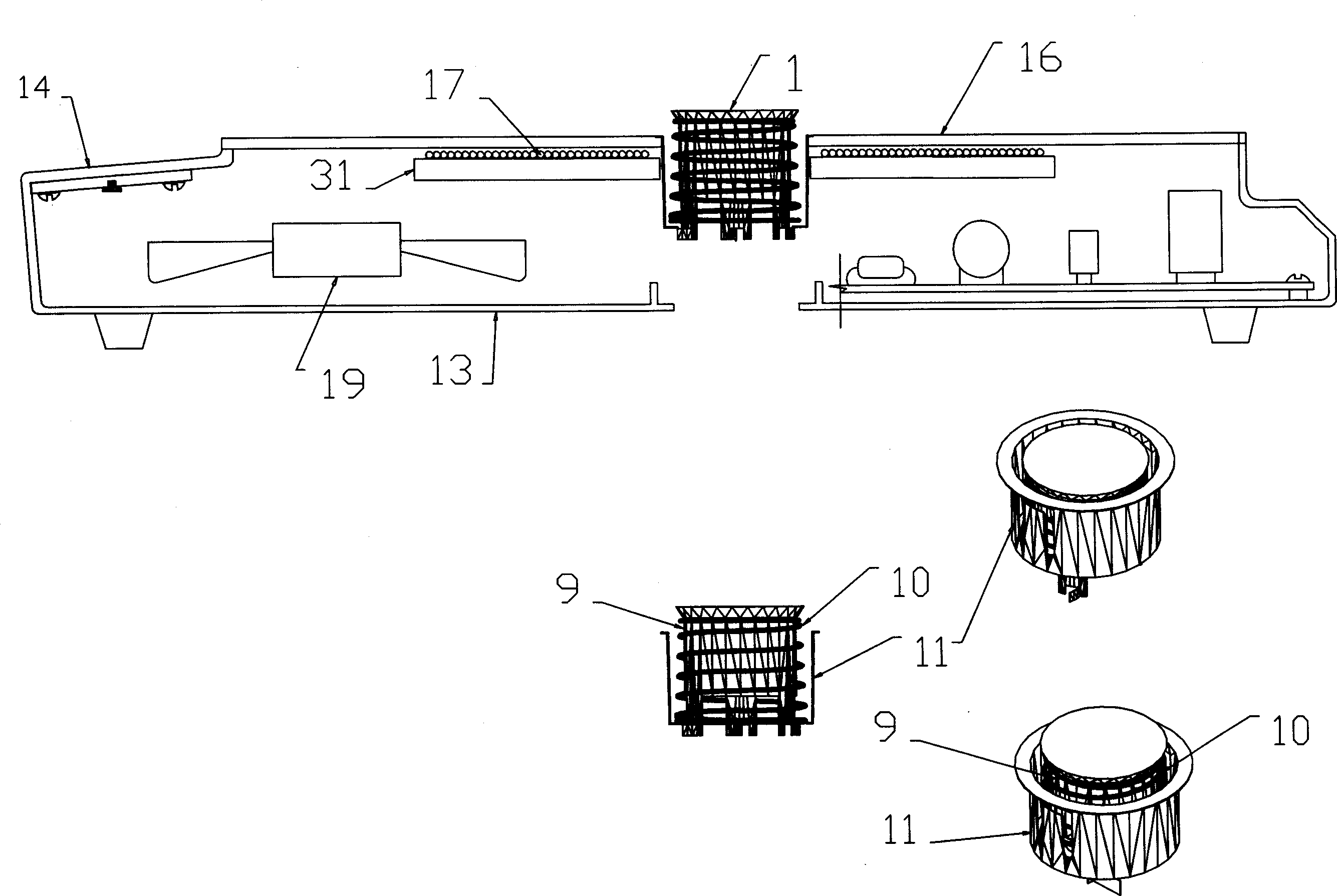 Induction cooker capable of installing sleeve