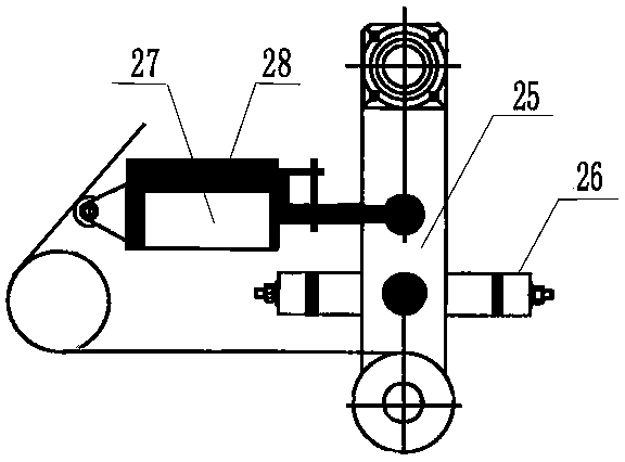 A satellite flexographic printing machine for tipping paper printing and its printing process