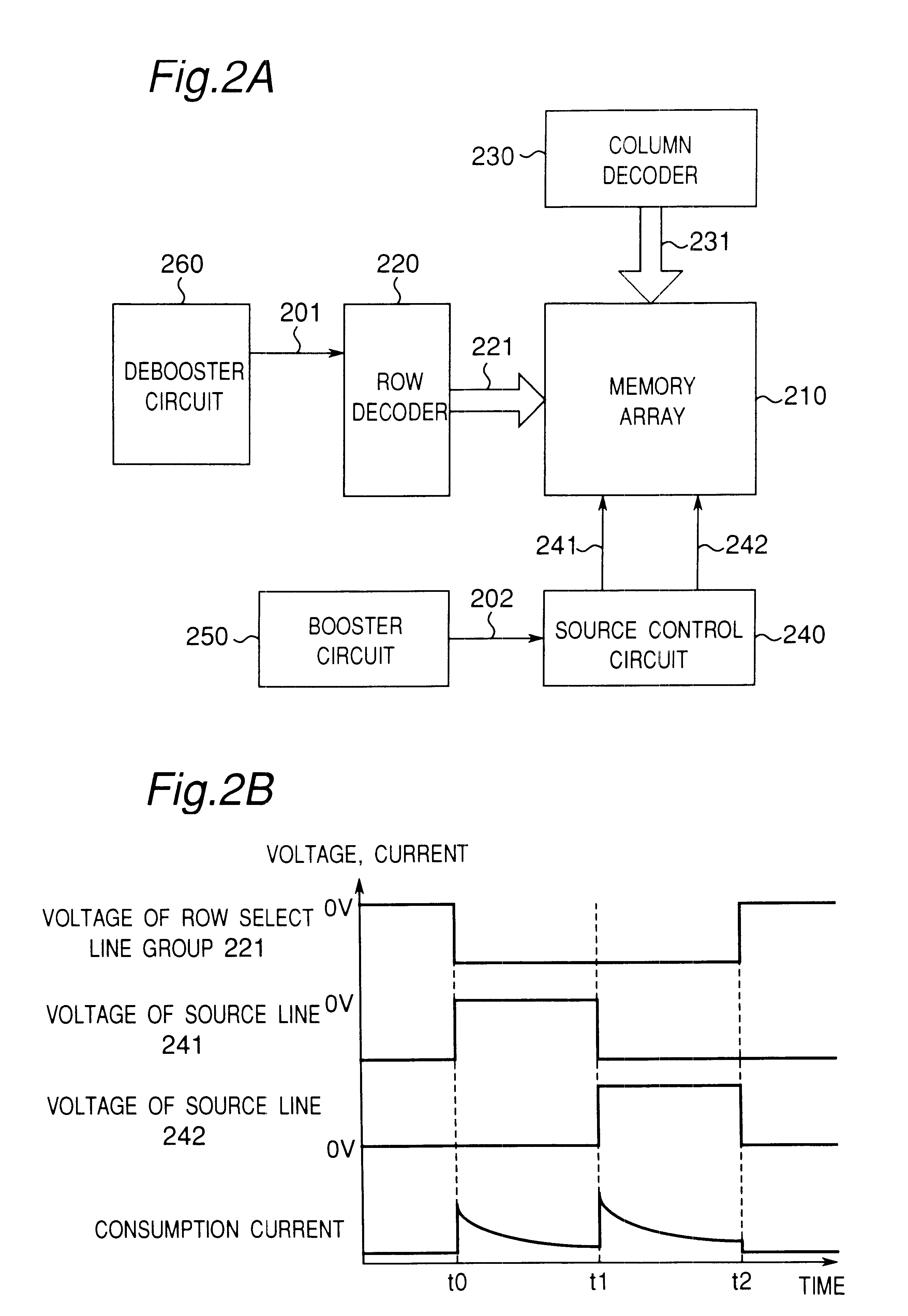 Nonvolatile semiconductor storage device with limited consumption current during erasure and erase method therefor