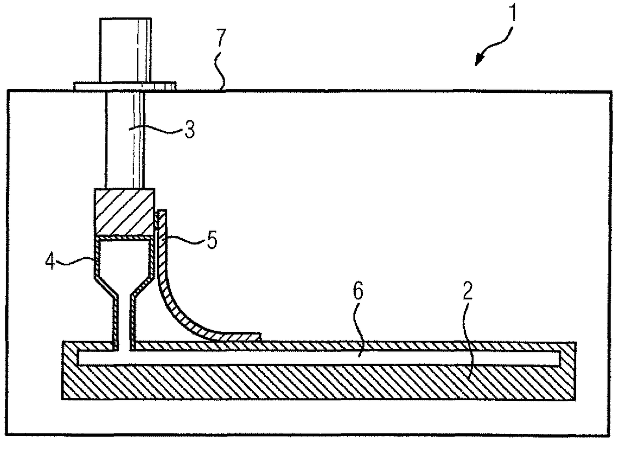 Device and method for cooling a unit