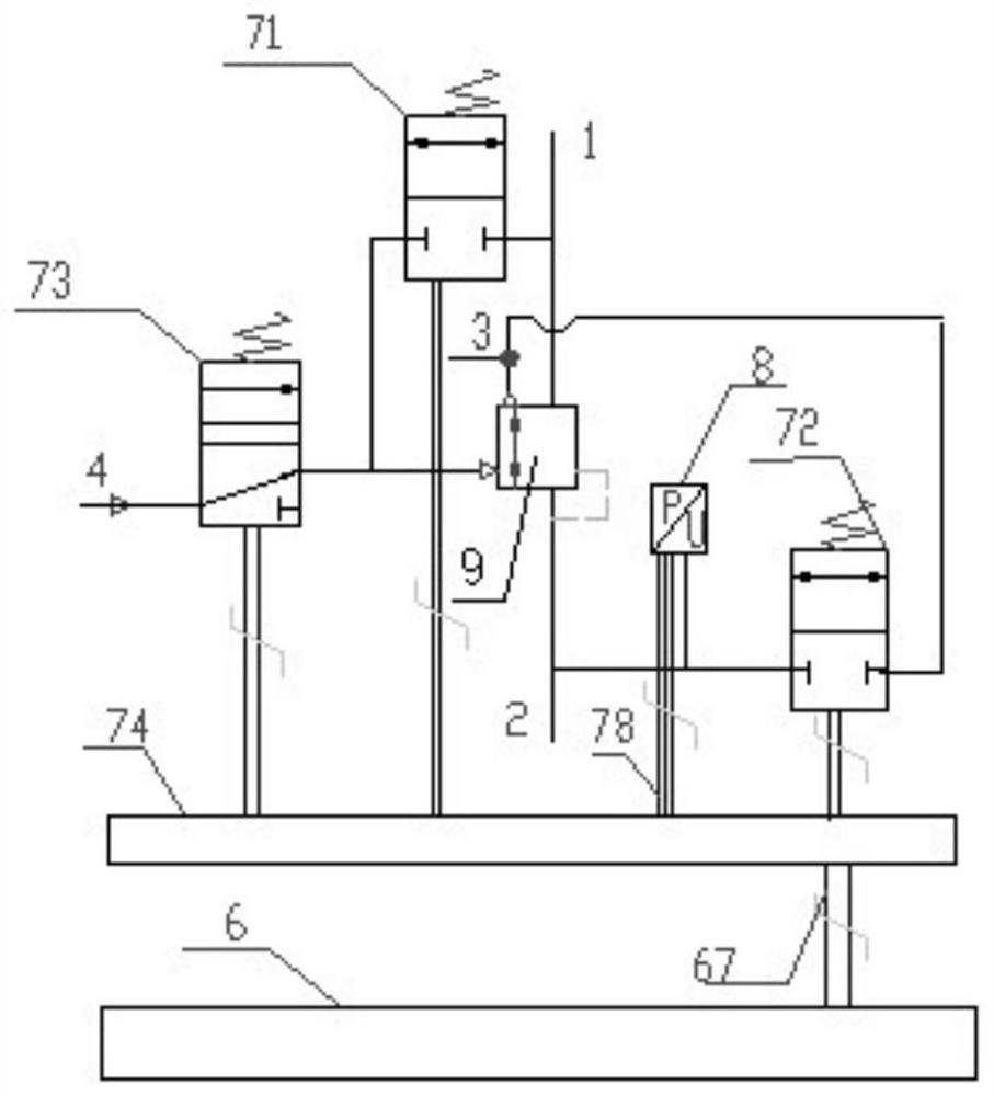 An electronically controlled pneumatic brake bridge valve