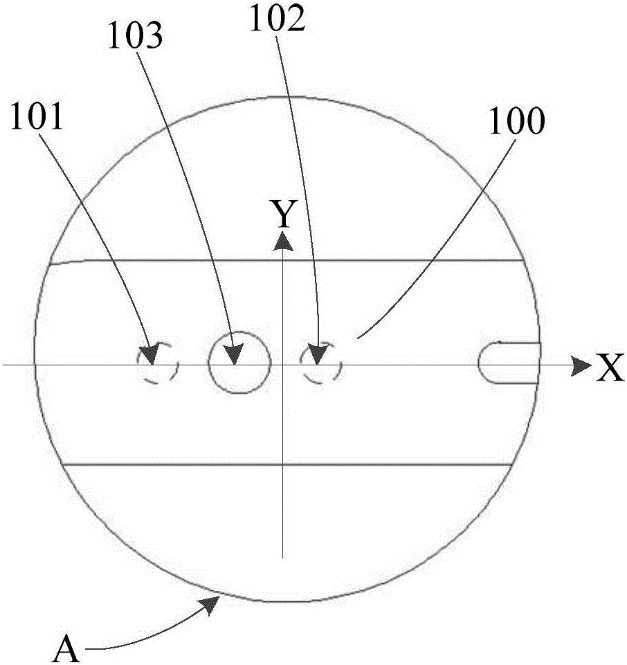 Sensor component and terminal