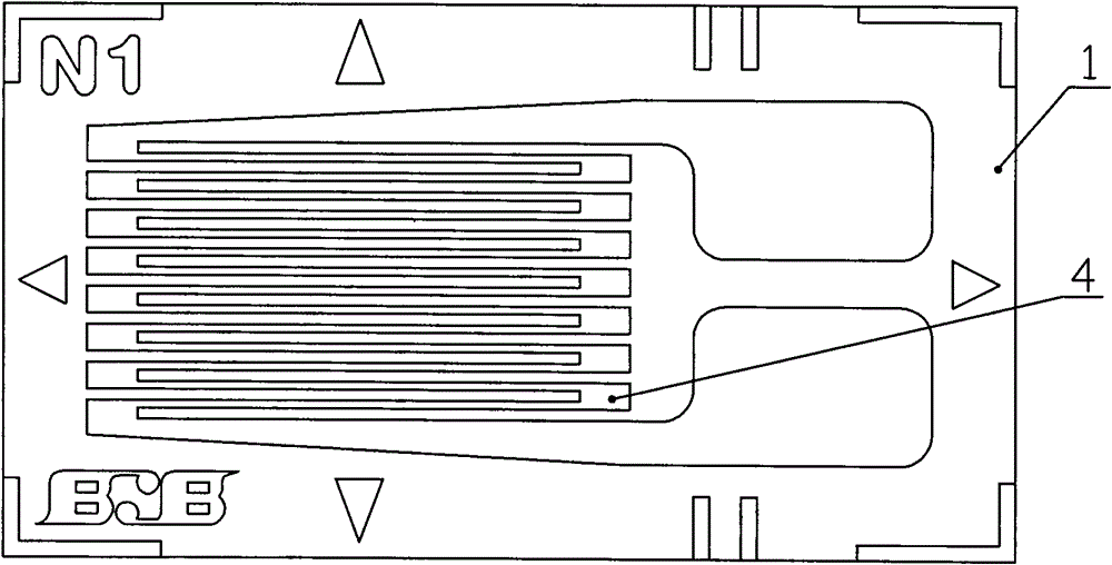 Manufacturing method of Foil type strain gauge