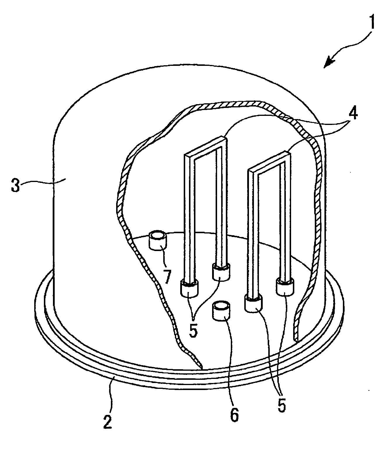 Reactor for polycrystalline silicon and polycrystalline silicon production method