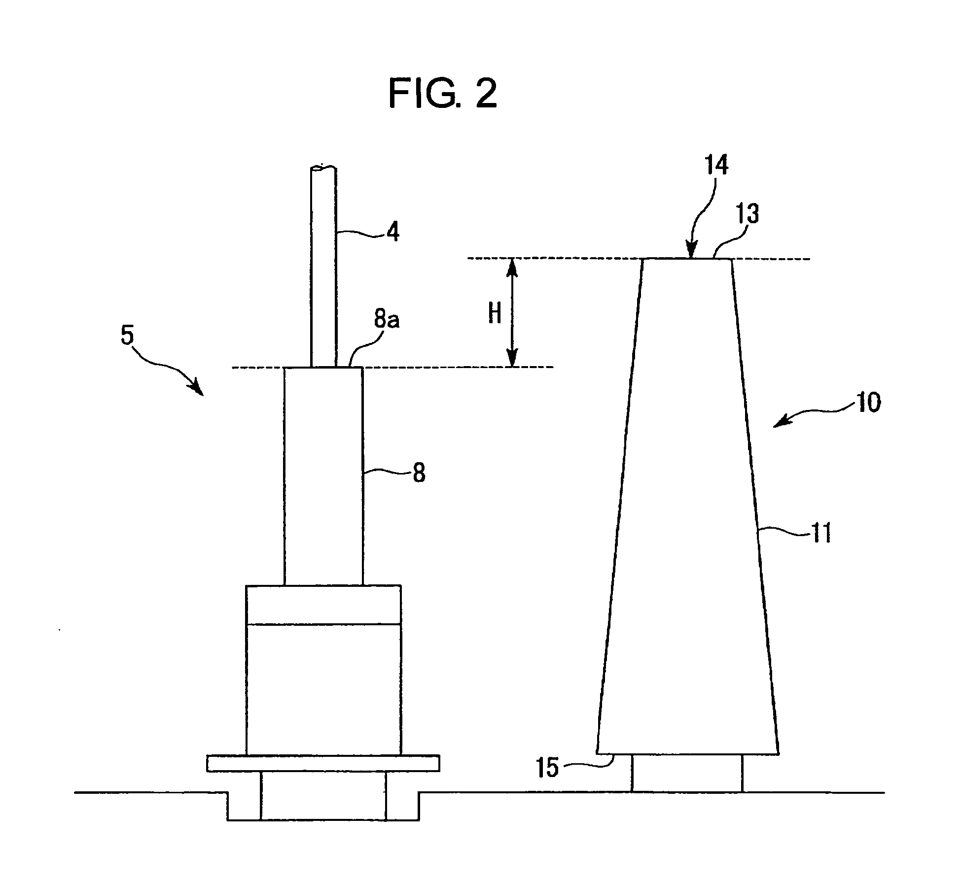 Reactor for polycrystalline silicon and polycrystalline silicon production method