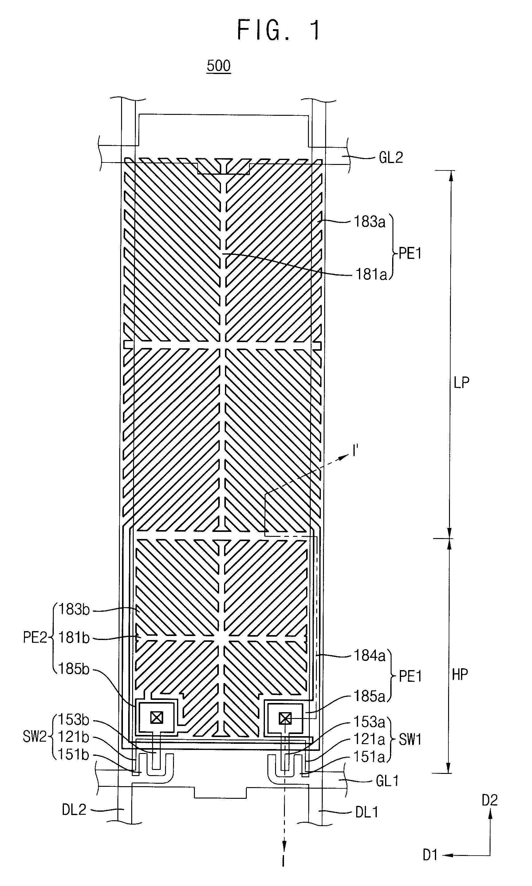 Liquid crystal display panel and method of manufacturing the liquid crystal display panel