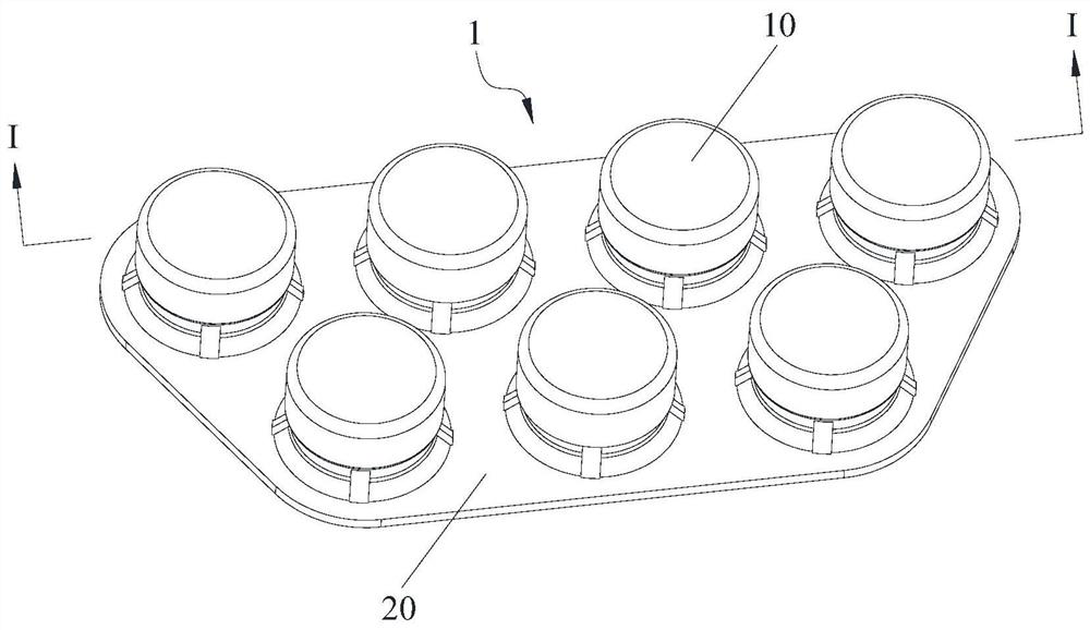 Massage head assembly and portable nursing device