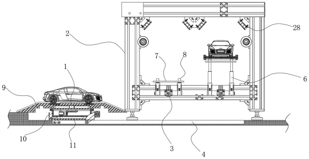 Electromechanical control mechanical lifting parking device convenient to use