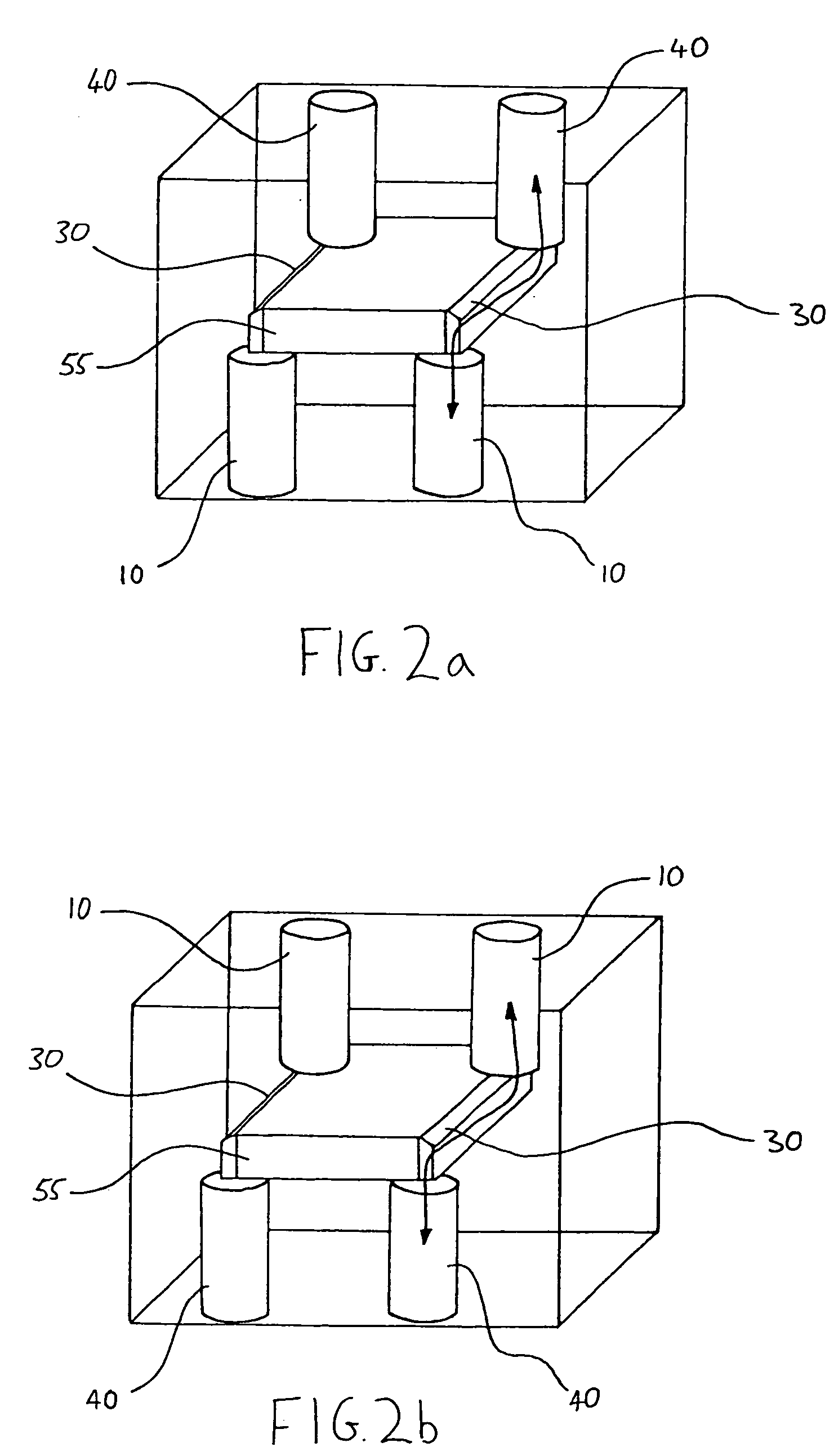 Horizontal chalcogenide element defined by a pad for use in solid-state memories