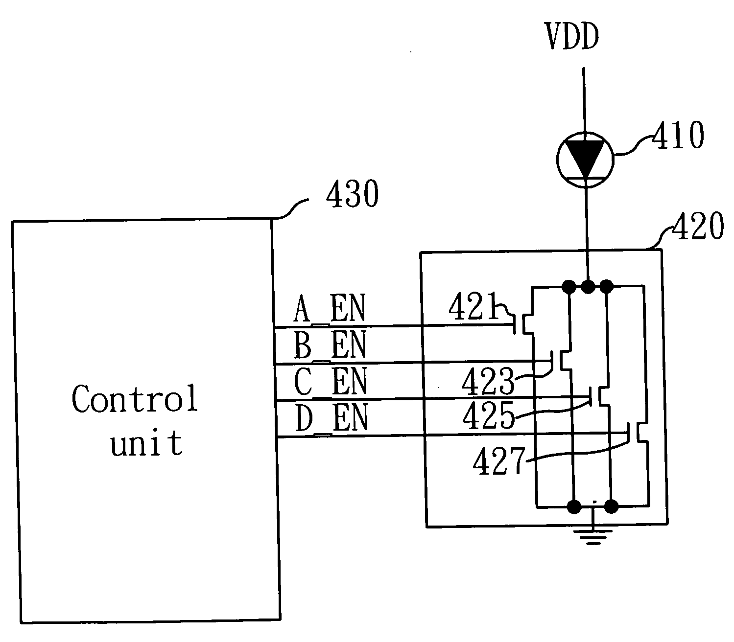 Light brightness controller for an optical mouse