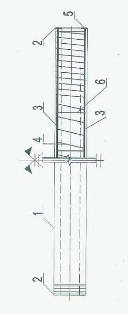 Non-prestressed centrifugal concrete pile