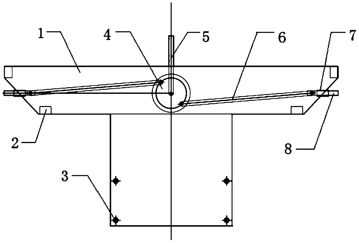 A drilling tool for forklift counterweight castings