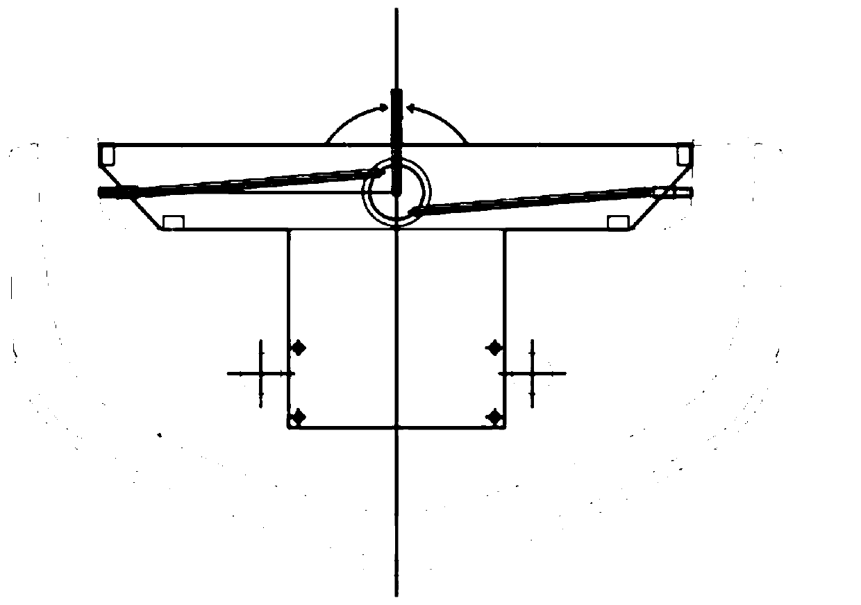 A drilling tool for forklift counterweight castings