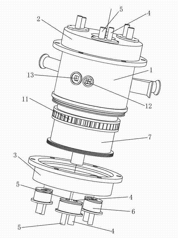 Opposite expansion wave superposition type self-driven supercharger