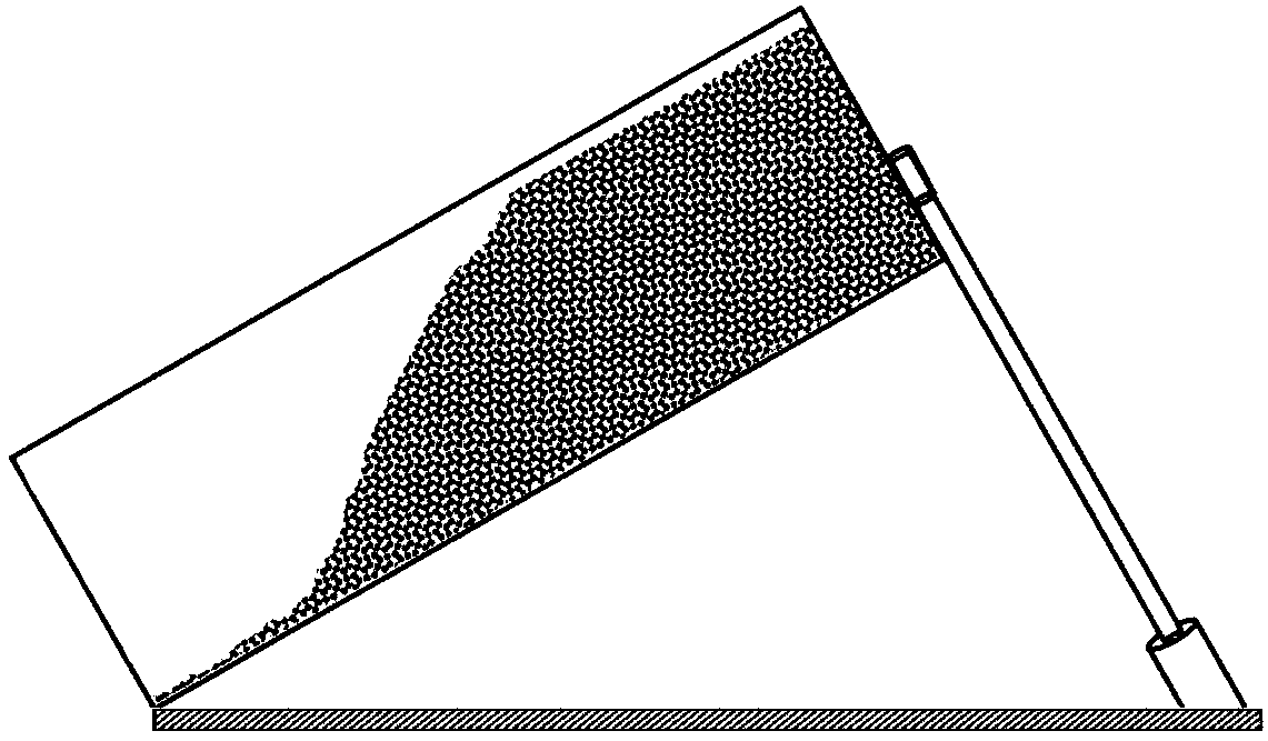 Foldable compartment and automatic-unloading trunk capable of preventing material unloading and lateral overturning