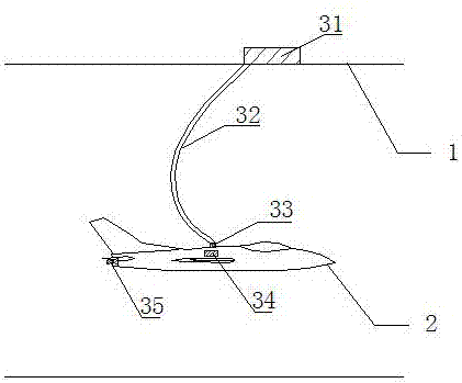 A low-speed wind tunnel model powered flight test power system