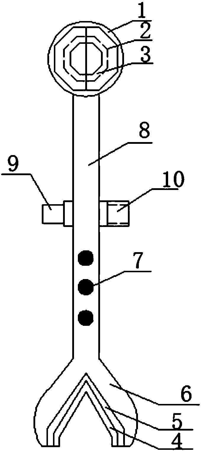 Multifunctional combination wrench