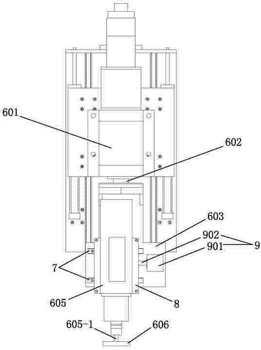 Novel numerically controlled special-shaped glass edge grinding machine