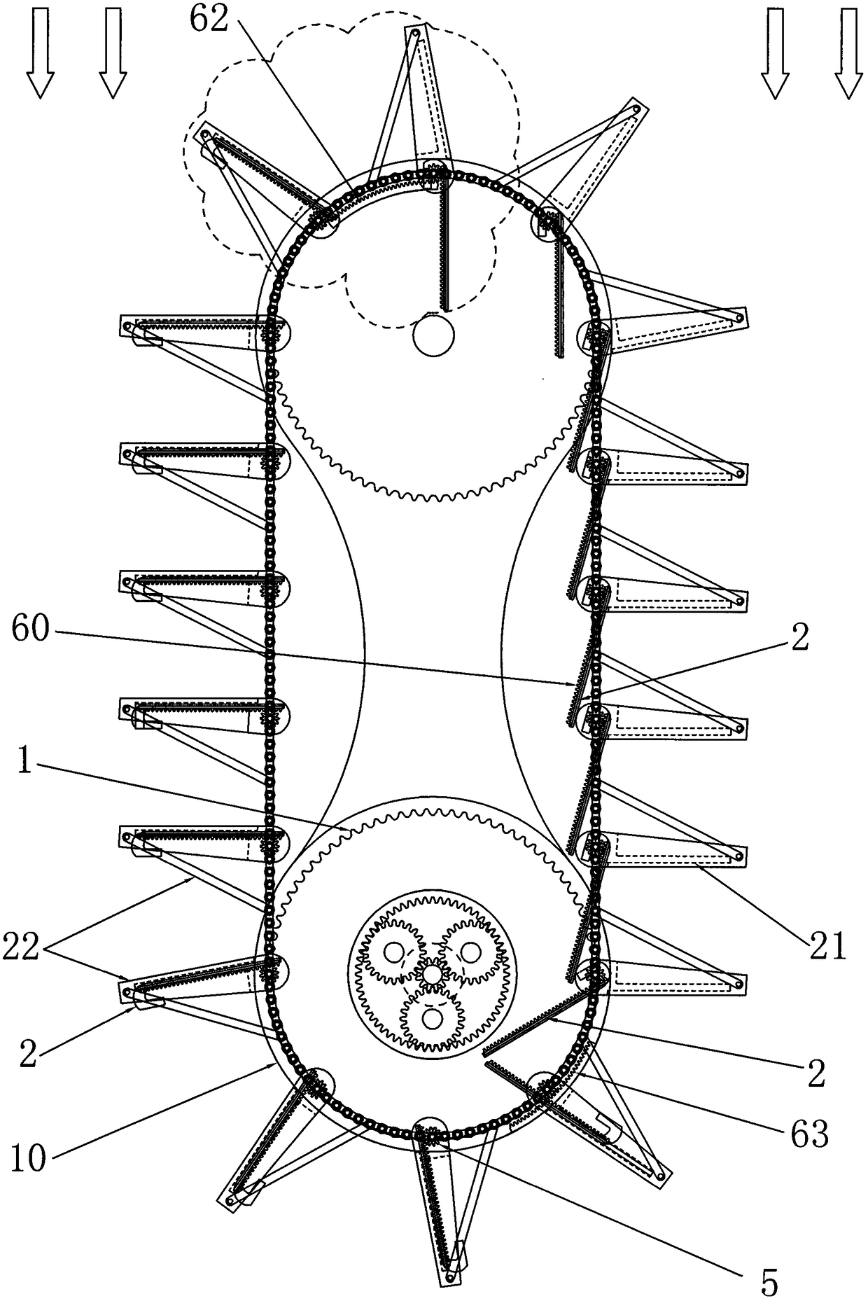 Wheel flow telescopic flow scooter and power generation system