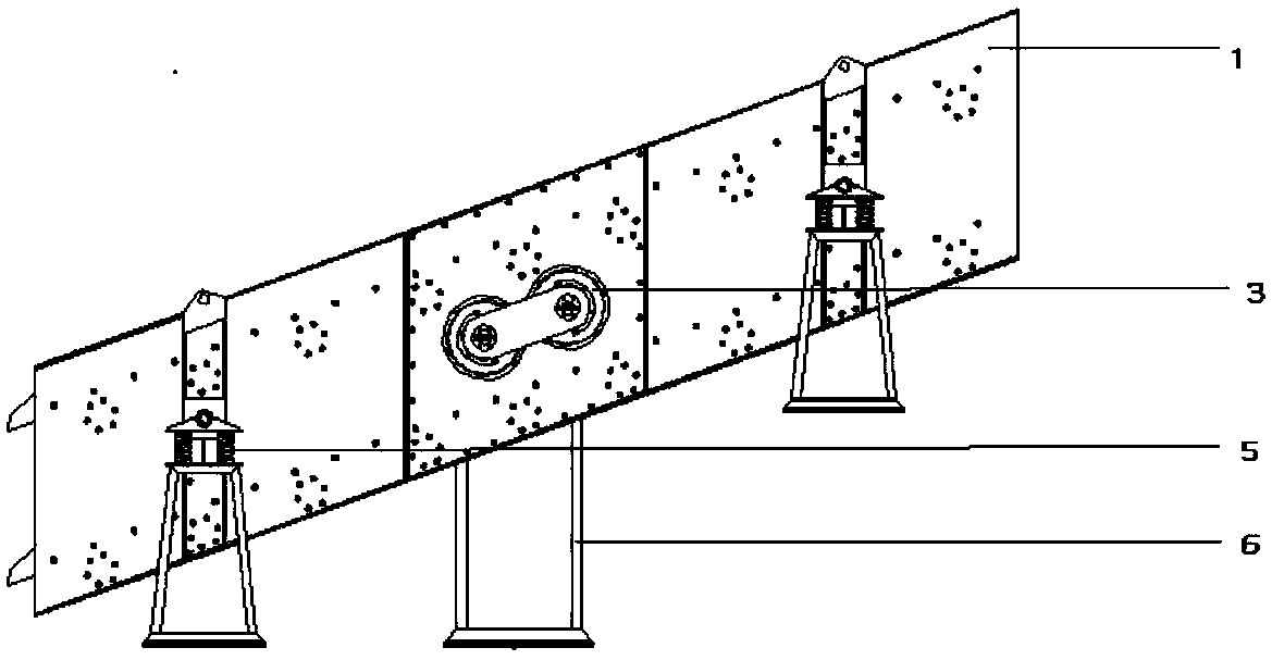 Intelligent monitoring system used for vibrating screen