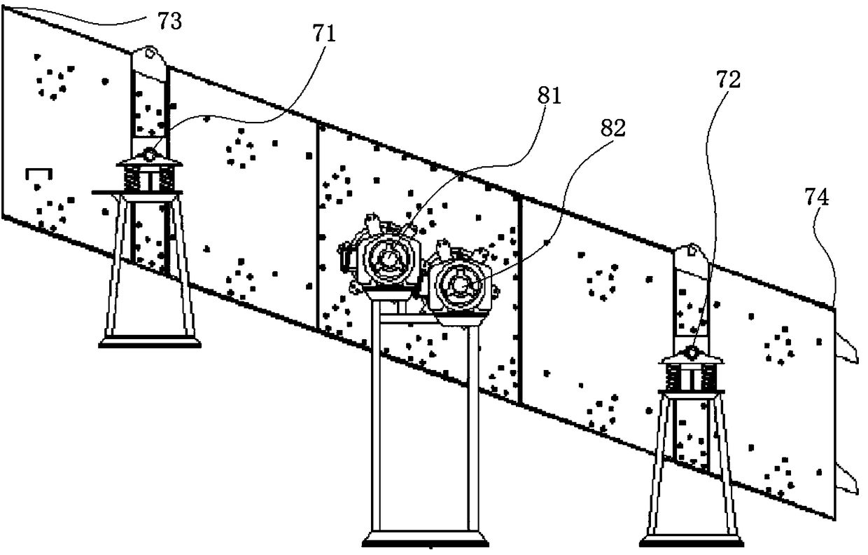 Intelligent monitoring system used for vibrating screen