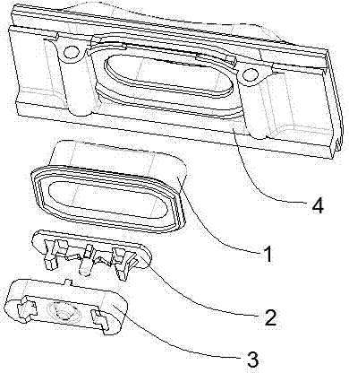 Waterproof side key structure and waterproof mobile phone with structure