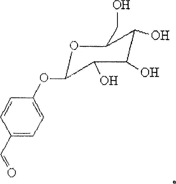 Use of parapheny for maldehyde-O-beta-D-allose pyranoside for treating neurogenic pain