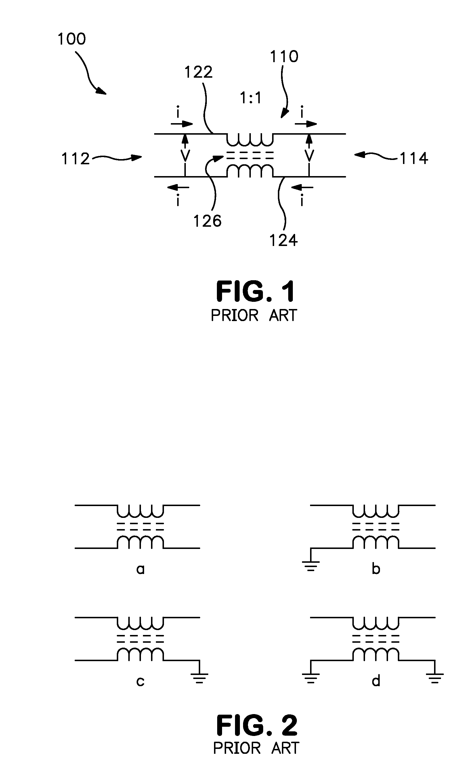 High-impedance DC-isolating transmission line transformers