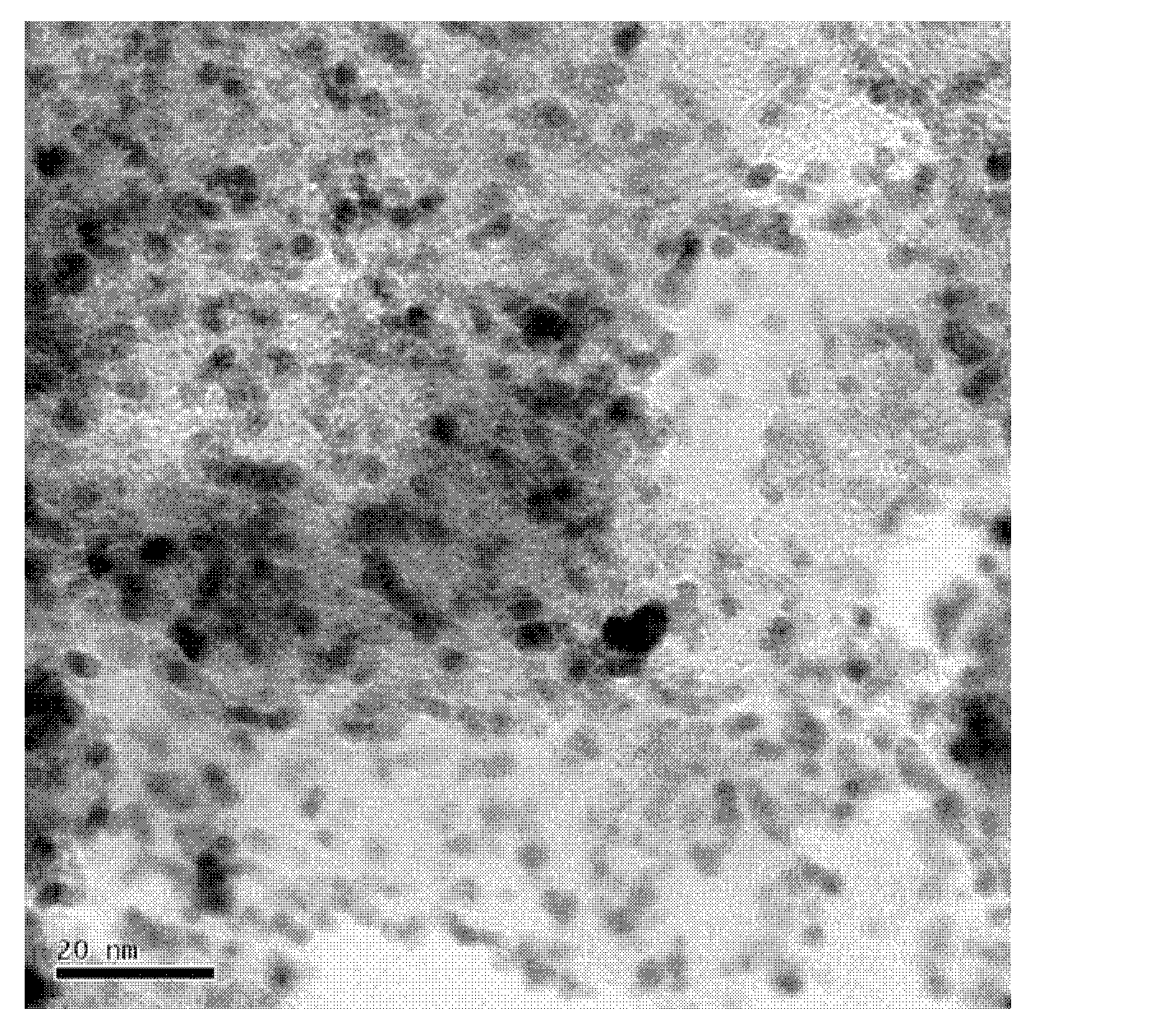 Preparation method of carbon-supported Pt-based nanometer catalyst