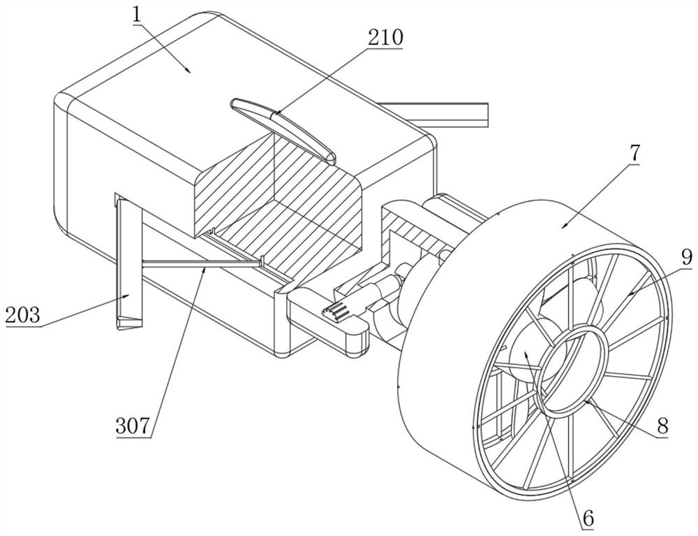 Propeller hydraulic control system of underwater robot