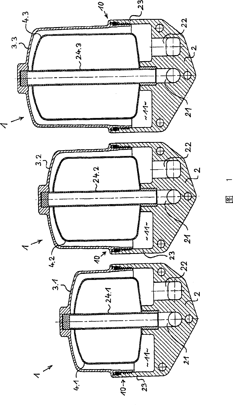 Centrifuges, in particular, for a lubricant oil in an internal combustion engine