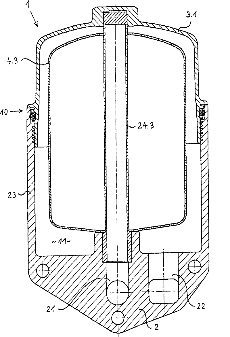 Centrifuges, in particular, for a lubricant oil in an internal combustion engine