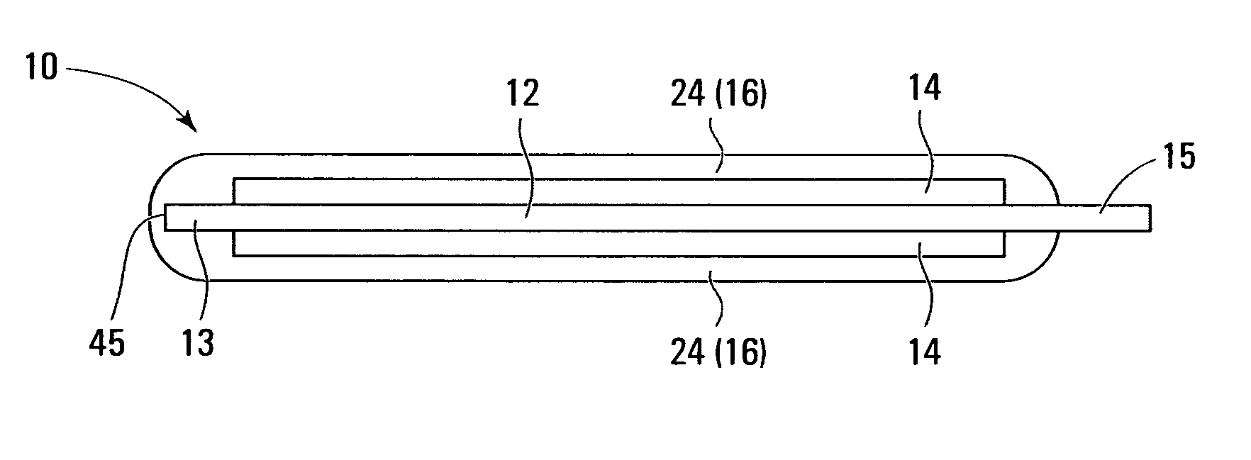 Thin film electrochemical cell for lithium polymer batteries and manufacturing method therefor