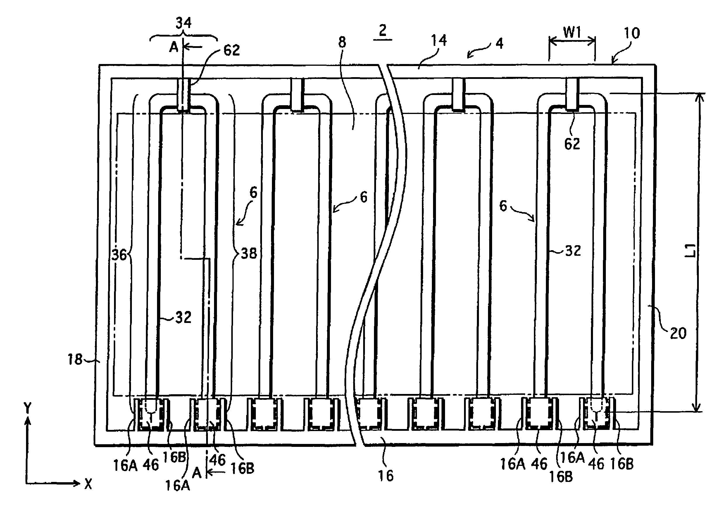 Backlight unit including curved fluorescent lamp, and liquid crystal display apparatus including the backlight unit