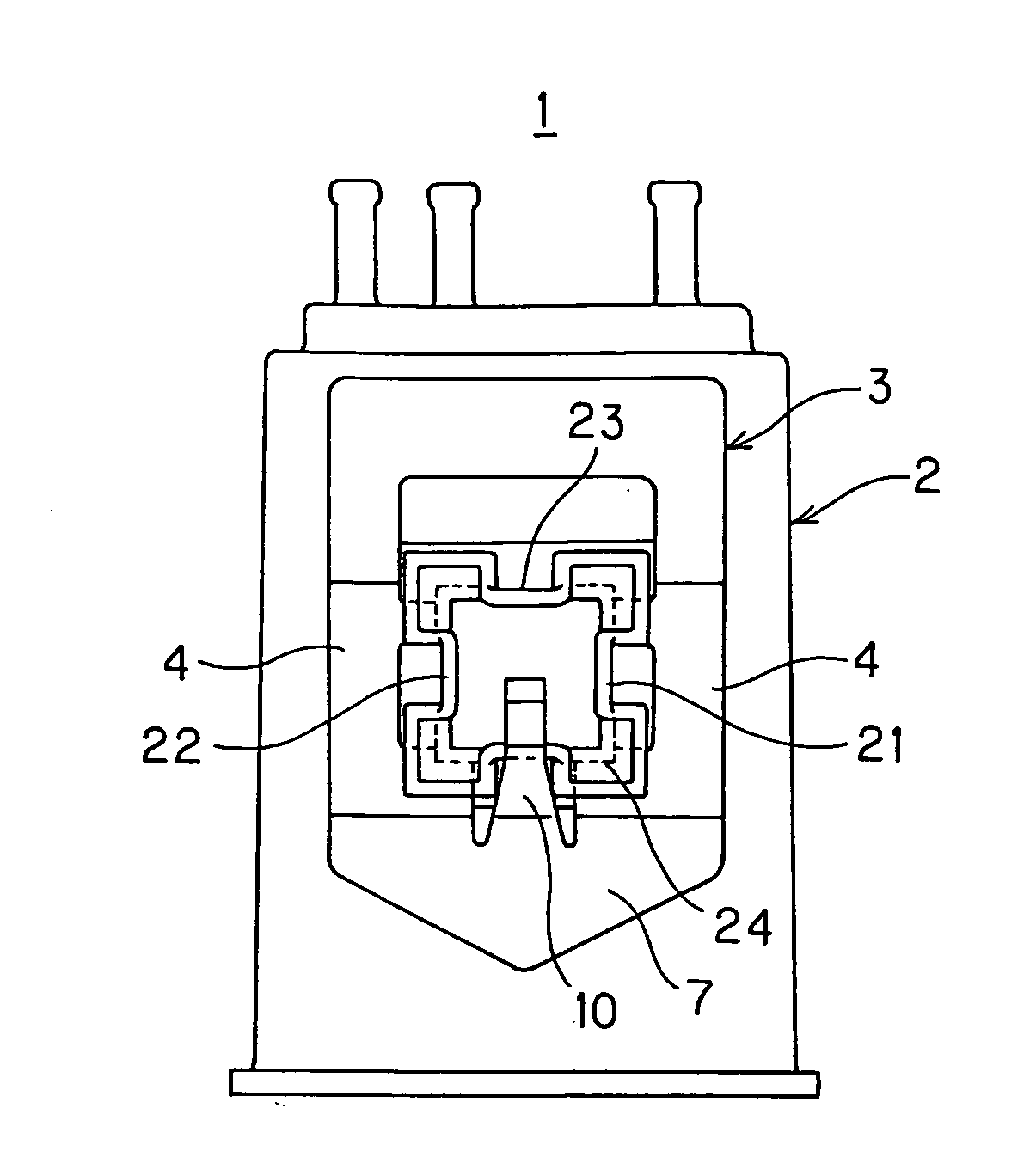 Case holding mechanism