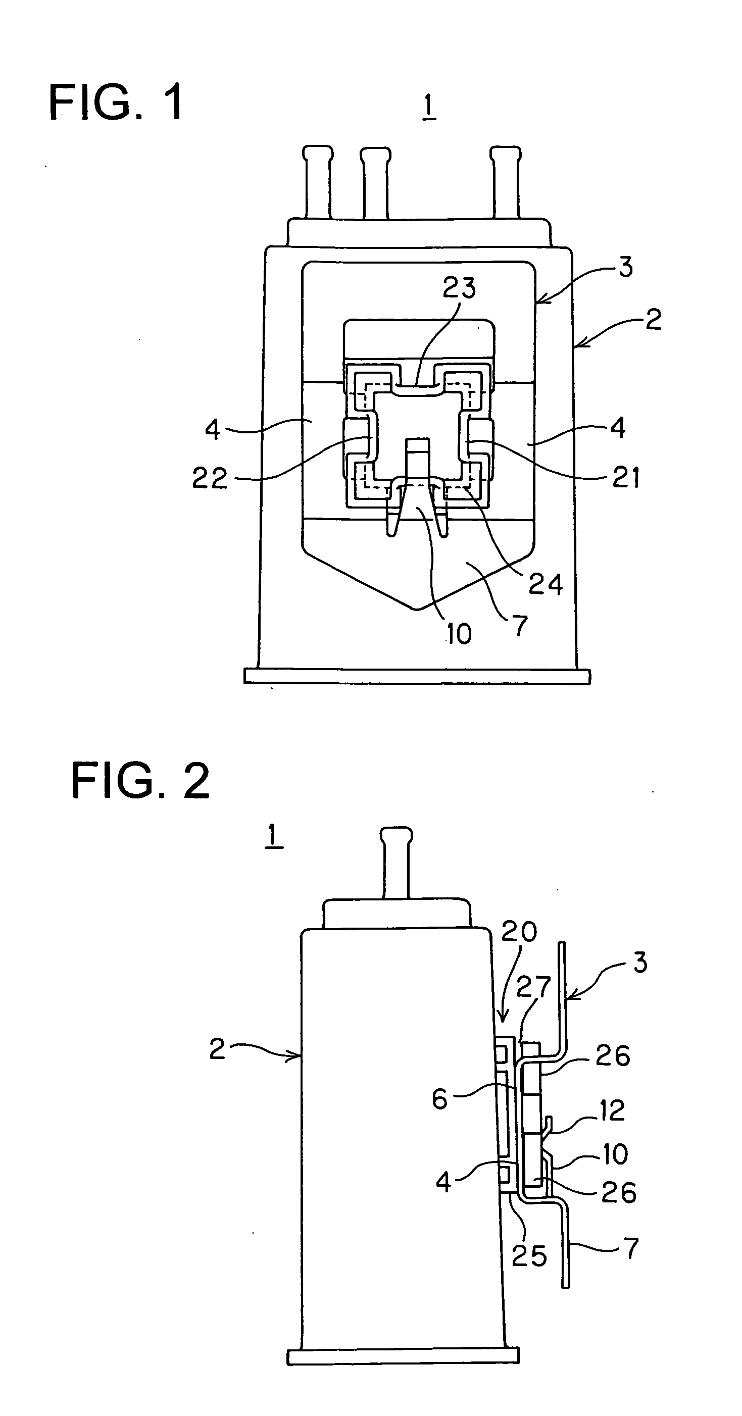 Case holding mechanism