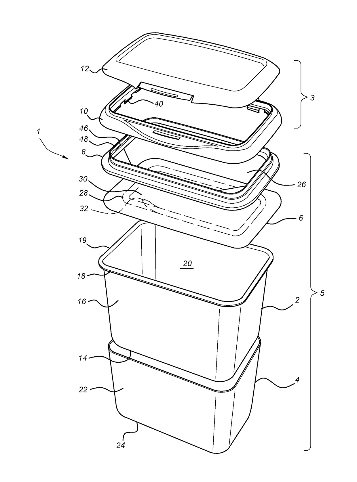 Package With Two-Part Hinge