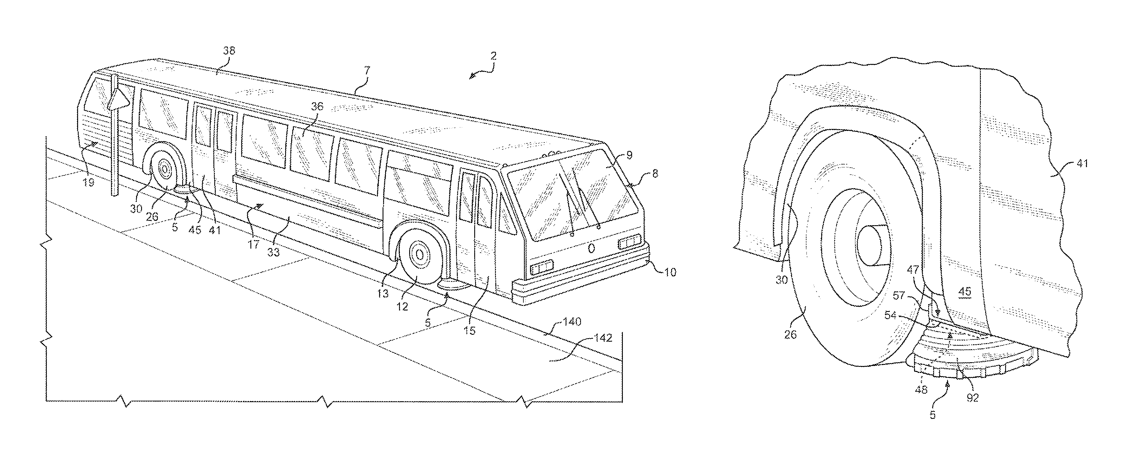 Telescoping vehicle safety guard