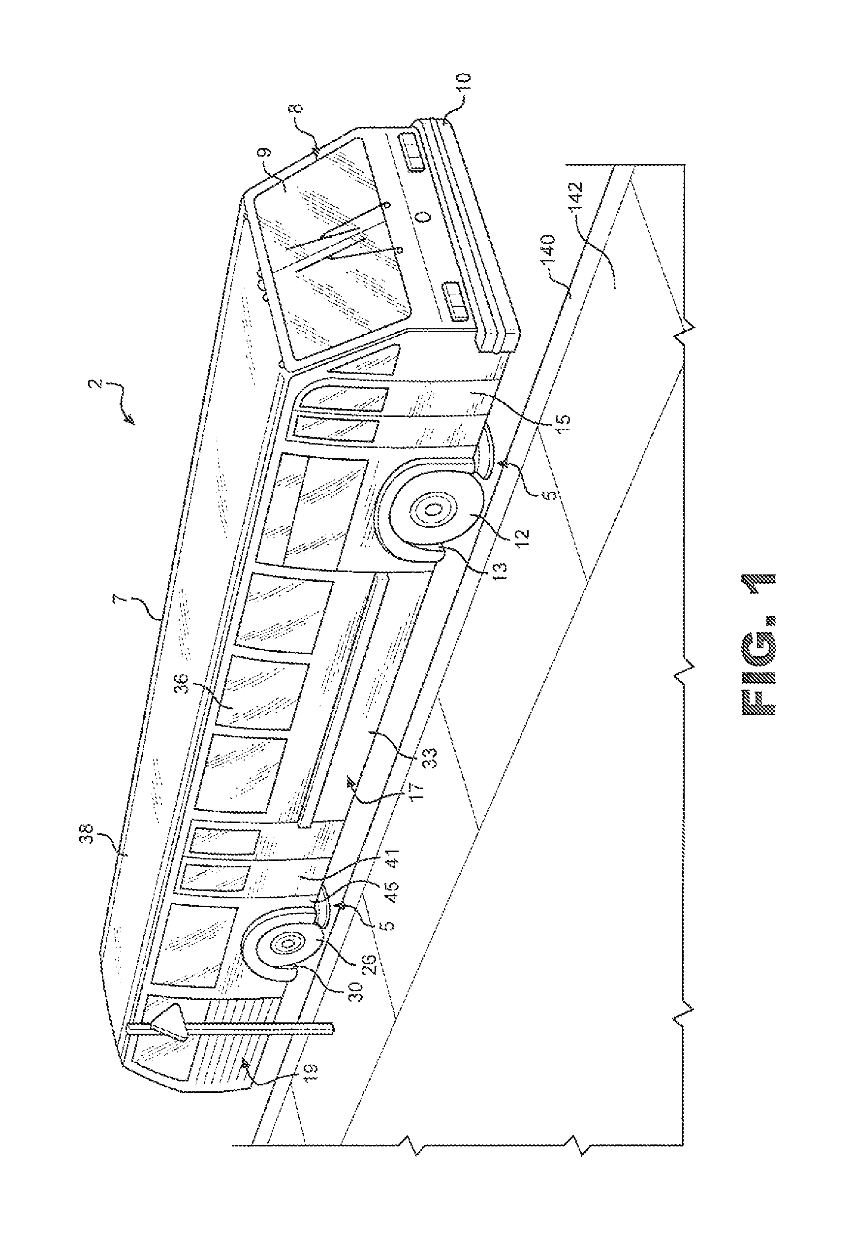 Telescoping vehicle safety guard